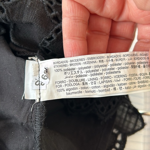 COPY - ZARA black romper jumpsuit with top stitching size extra size - Picture 12 of 12